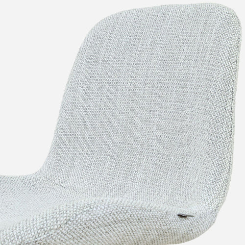 Nolon Nena-Fé eetkamerstoel grijs melange - houten onderstel - vtwonen shop