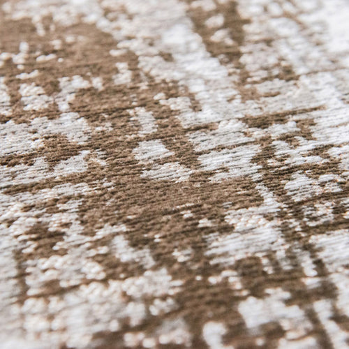 Louis De Poortere vloerkleed Concrete Jungle - beige - 140x140cm - vtwonen shop