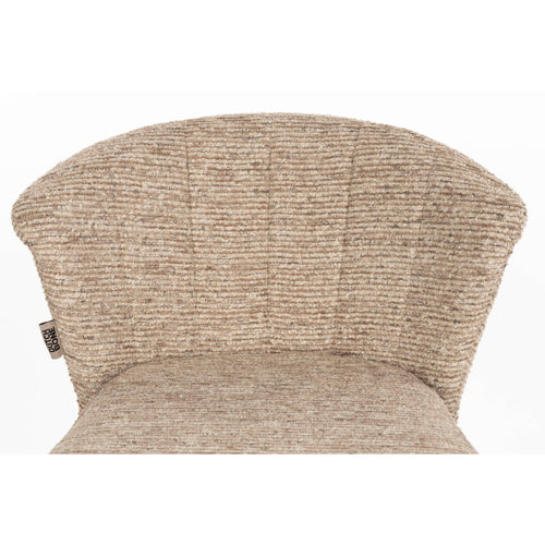 Dutchbone Georgia Barkrukken rugleuning 75 cm Bruin - Set van 2