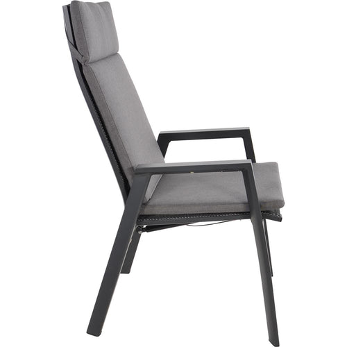 Lesli Living bistrostoel Amir - grijs - 59,5x70x112cm