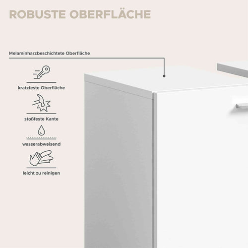 Furnilux Badkamercombinatie BOSTON - 57cm x 186cm x 33cm - vtwonen shop