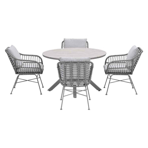 Garden Impressions tuinset Lucas - Tulli - valley sand - Ø122x75 cm - 5-delig - vtwonen shop