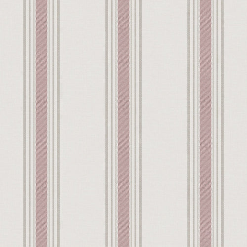 Sanders & Sanders behang strepen rood en grijs - 53 cm x 10.05 m - 640669