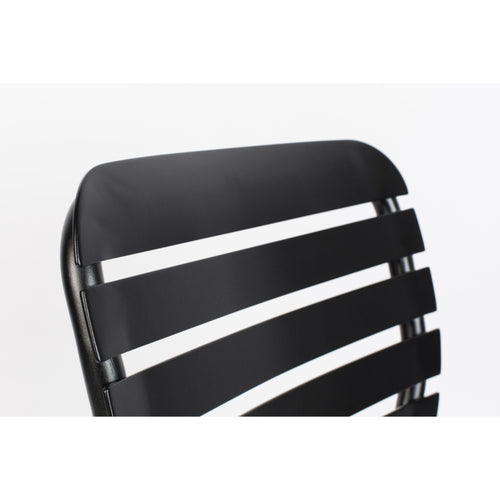 Zuiver Vondel Tuinset 6 personen - tuintafel + 6 stoelen Zwart