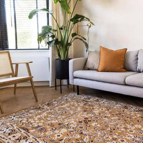 Interieur05 Vintage Vloerkleed Nazly Geel - 160 x 230 cm - vtwonen shop