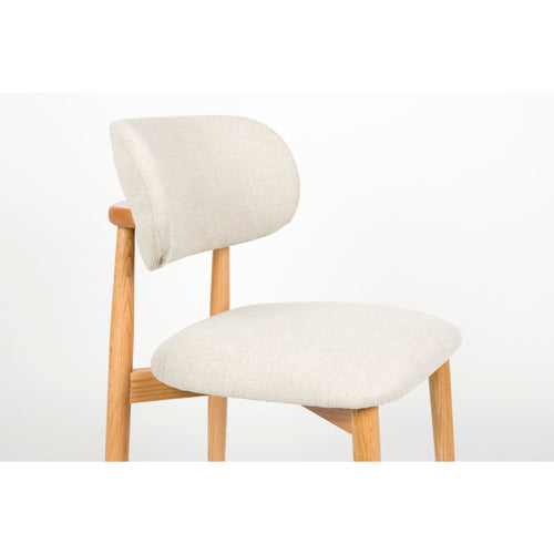 Housecraft Living Elle Eetkamerstoelen Beige - Set van 2