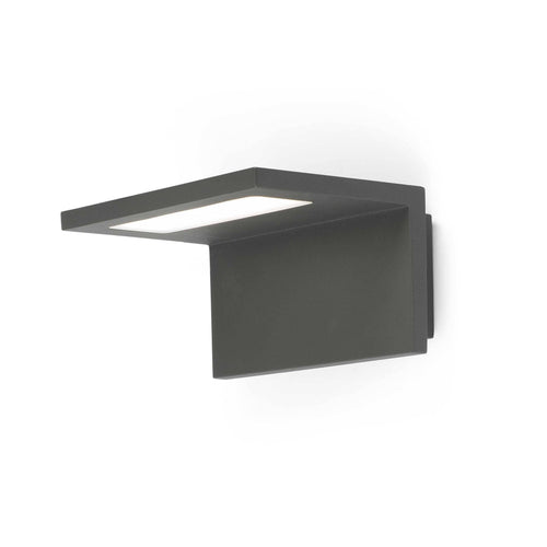 Faro Ele - LED Wandlamp Buiten Donkergrijs IP54