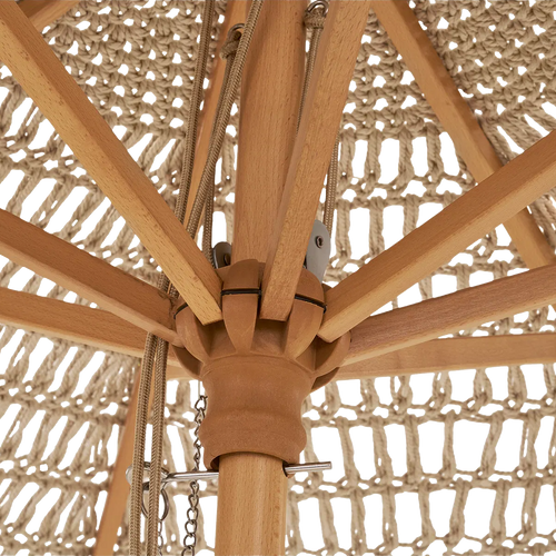 Artichok Malou Gevlochten Parasol Beige - Ø 250 cm