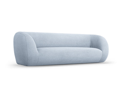Cosmopolitan Design Bank Essen 3-zits, boucle, lichtblauw - 95x230x86cm