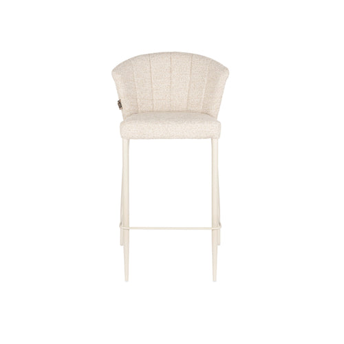 Dutchbone Georgia Barkrukken rugleuning 73 cm Beige - Set van 2