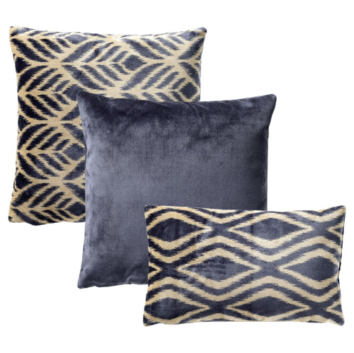 KUSSENSET | 3-delig | Celeste Signature | blauw | Hoii | inclusief veren binnenkussens