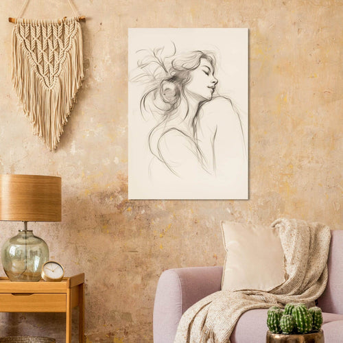 Artfulprints  Abstract - Whispers of her   poster 70x100 cm - vtwonen shop