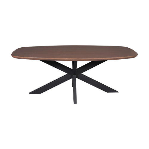 Starfurn  eettafel Madison - zwart - 100x200x76cm