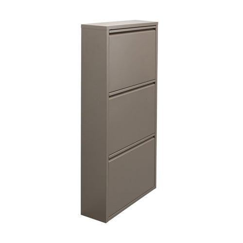 Kare Design Schoenenkast Caruso - taupe - 3 laden