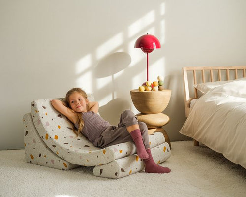 Wigiwama Terrazzo Moon Chair - Multi_Color - vtwonen shop