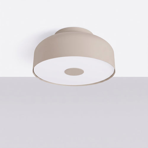 Sollux Lighting Plafondlamp OMIQ taupe - 30x30x15cm