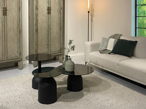 Brix bijzettafel Isa Black - 55cm - zwart