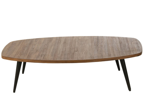J-Line bijzettafel Rechthoekig - hout - naturel