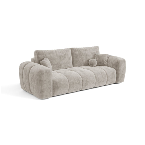 Premium Interiors - Slaapbank met opbergruimte SKY - gewaafd fluweel mol 260cm