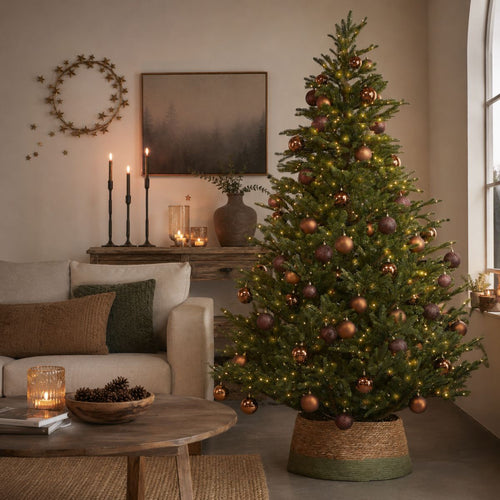 Black Box Trees Frasier Kunstboom - Kerstboom met Grillige Natuurlijke Vorm - PE Naalden en Scharnierconstructie - Kerstversiering voor Binnen - H155