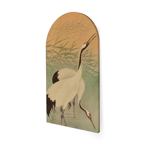 Art for the Home Canvas - Kraanvogels in de Ochtend - 100x54cm