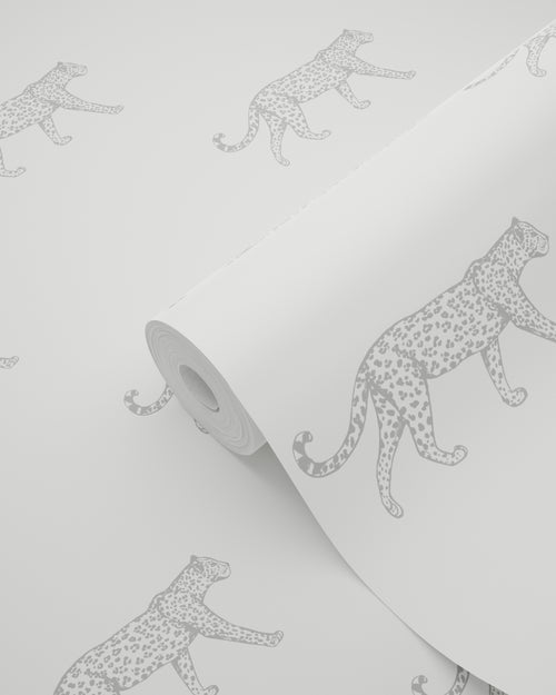ESTAhome behang panters wit en lichtgrijs - 53 cm x 10.05 m - 139772 - vtwonen shop