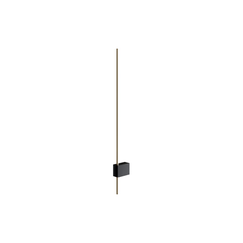 Maytoni wandlamp Pars - Zwart - 62.3x7x3 cm