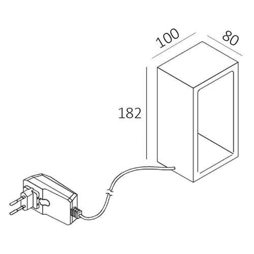 Artdelight tafellamp Corridor - 1 lichts - 8  x 18   cm - zwart goud - vtwonen shop