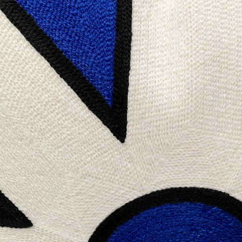 Kare Design Kussen Icon ster blauw en wit