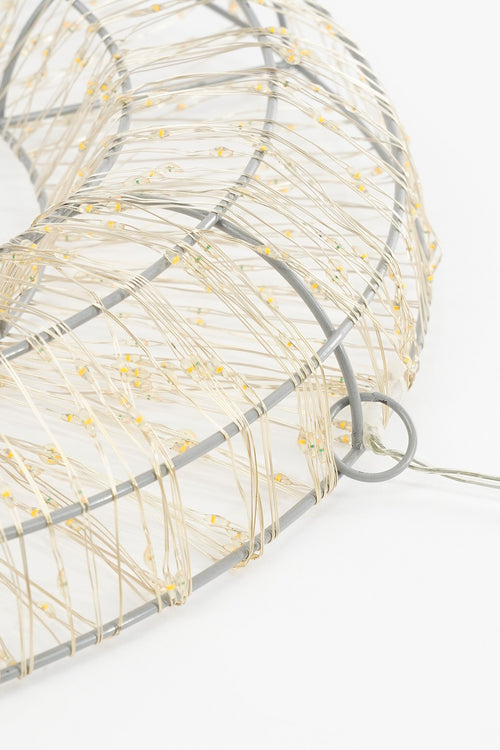 Luca Lighting Lichtkrans met Warm Witte LED Verlichting - Ø45 cm - Zilver - vtwonen shop