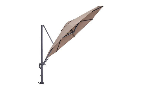 Hawaii parasol - Ø350 cm - carbon black - taupe - vtwonen shop