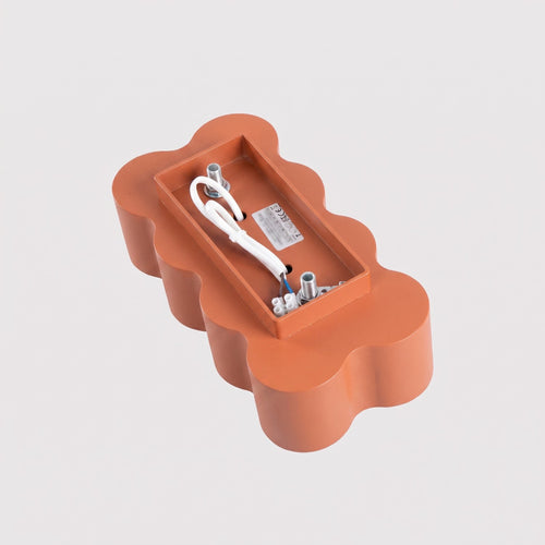 Sollux Lighting Plafondlamp OVIO 2 rode oker Gx53 - 24,5x12x8cm