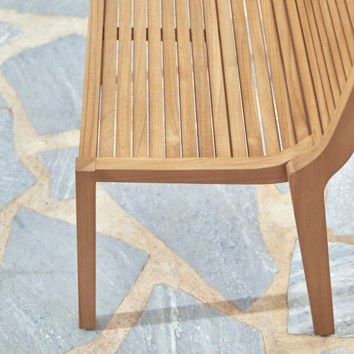 Tikamoon Massief teakhouten 2-zits tuinbank - Naturel - vtwonen shop