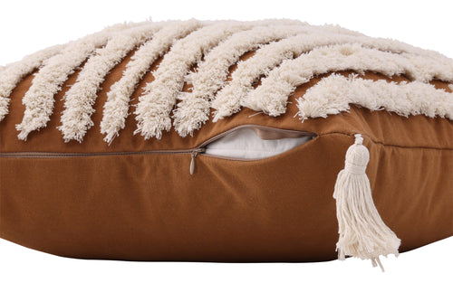 Rebellenclub Kussen Haka - Bruin