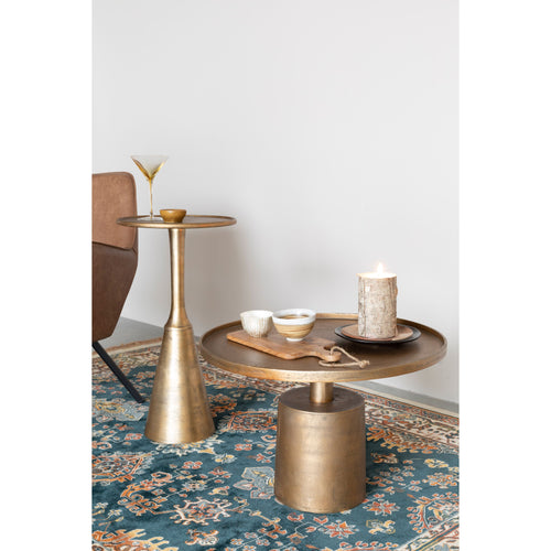 Housecraft Living Mason Salontafel Rond Metaal 60x 60 cm Goud - vtwonen shop