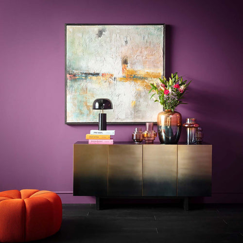 Kare Design Schilderij Frame Dust 120x120cm goud - vtwonen shop