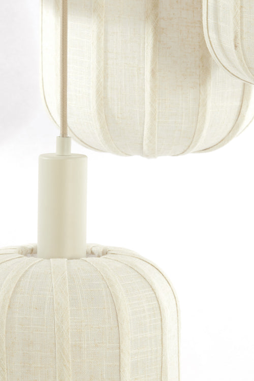 Light & Living hanglamp TUFIA - wit - Ø53x34cm