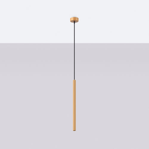 Sollux Lighting Hanglamp ARCHE 1 goud - 8x8x120cm
