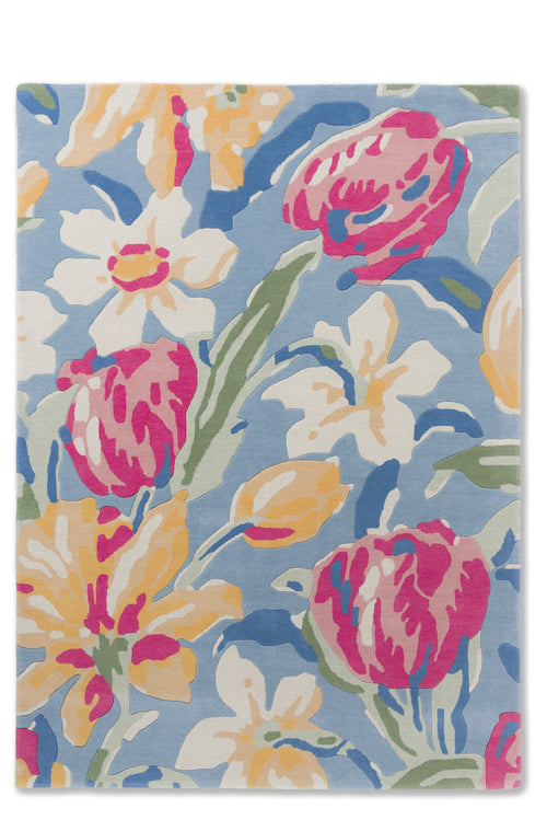 Laura Ashley Tulips-China Blue 82208 170x240 cm - vtwonen shop