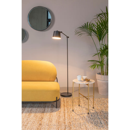 Housecraft Living Hajo Vloerlamp/ Staande Leeslamp Zwart