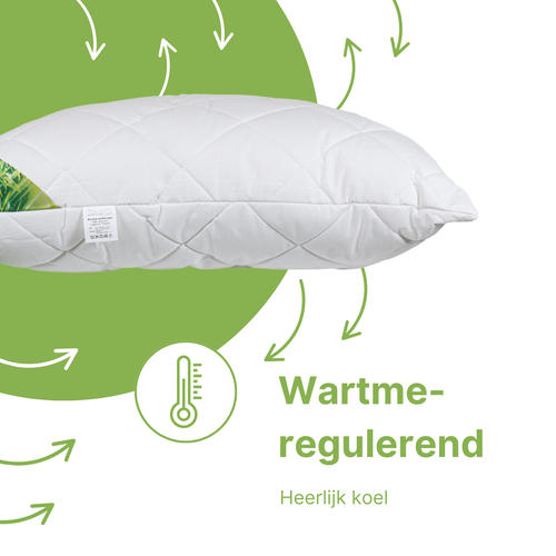 Ten Cate hoofdkussen - bamboe - 60x70 - vtwonen shop