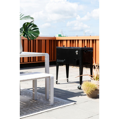 Zuiver Vondel Tuinbank 129,5x45 cm Clay Wit