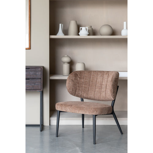Housecraft Living Sanne Loungestoelen/ Fauteuil Oranje Grijs - vtwonen shop