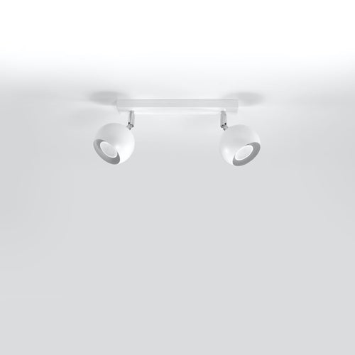 Sollux Lighting Plafondlamp OCULARE 2 wit - 30x10x16cm