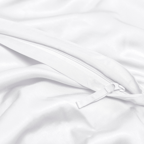 Coco & Cici - Bamboe Dekbedovertrek 200 x 200 cm - 2 Persoons Beddengoed - Wit - 2 Kussenslopen (60x70) - 100% Eco Bamboe - vtwonen shop