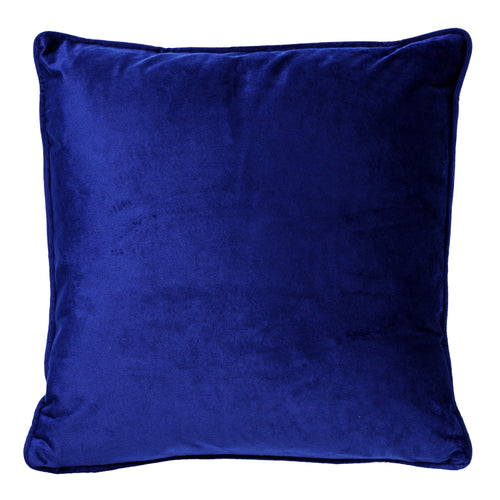 FINN - kussenhoes 45x45 cm - velvet - effen kleur - Dazzling Blue - blauw