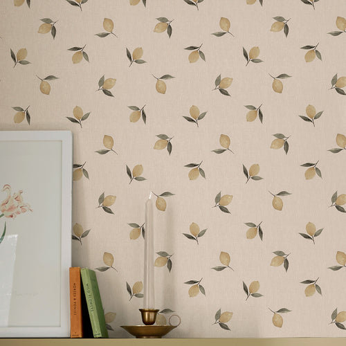 Sophie Allport Vliesbehang Kinderkamer - Lemons Soft Linen