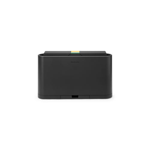 Brabantia Tasty+ Snijplanken set plus houder, 4-delig (voor groenten, brood, vlees en vis) - Dark Grey