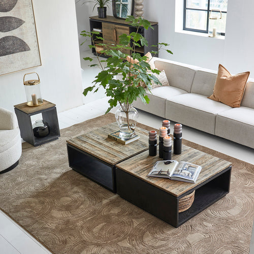 Rivièra Maison Vloerkleed Delfina - Taupe Decolan - 200x290cm