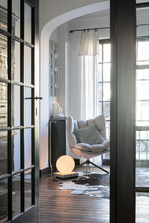 J-Line stoel Relax Kussen Op Frame - textiel/metaal - lichtgrijs - vtwonen shop